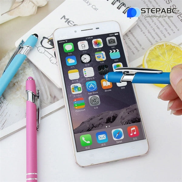 STEPABC Metal Click Touch Stylus Ballpoint Pen