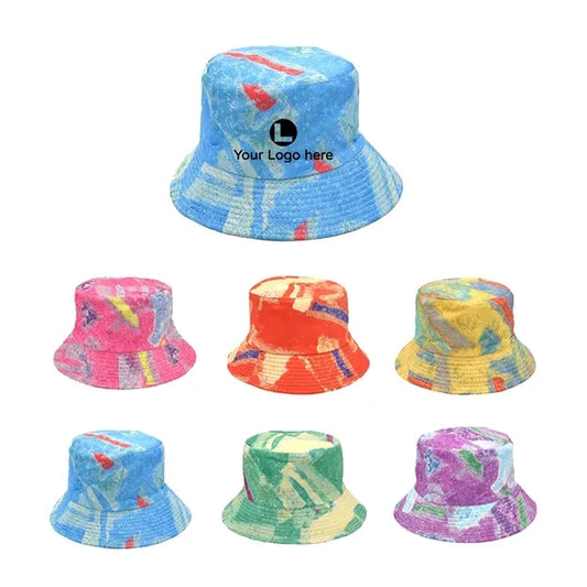 Painted Tie Dyed Bucket Hat