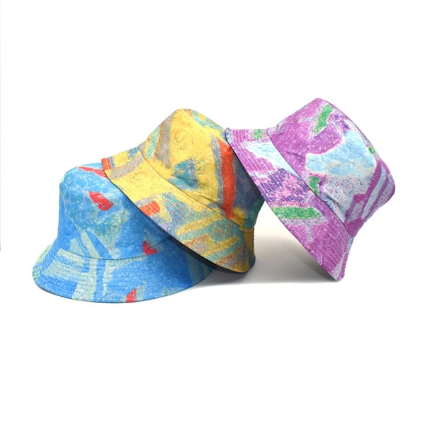 Painted Tie Dyed Bucket Hat