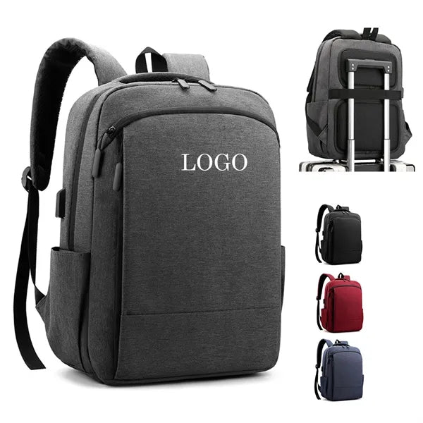 Travel Laptop Backpack With USB Charging Port