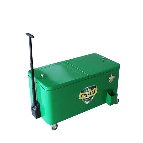 80 Quart Portable Picnic Cooler Cart