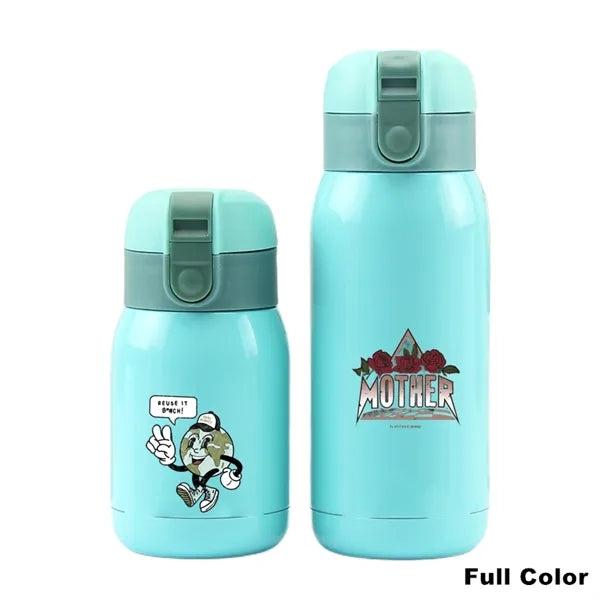 7/12 oz Insulated Stainless Steel Water Bottle Thermo Cup