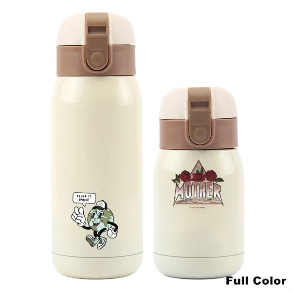 7/12 oz Insulated Stainless Steel Water Bottle Thermo Cup