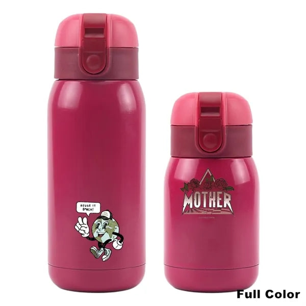 7/12 oz Insulated Stainless Steel Water Bottle Thermo Cup
