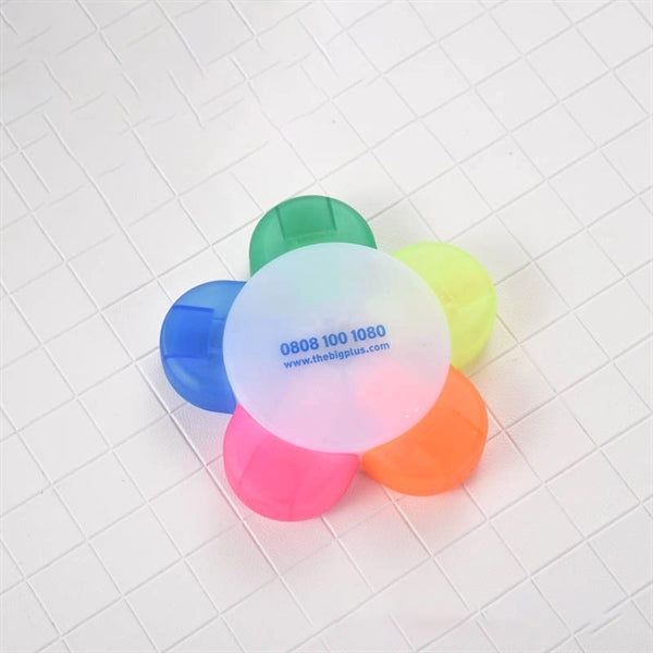 Flower 5-In-1 Highlighter Pens