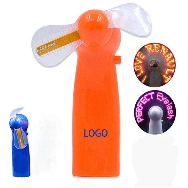 LED Portable Luminous Hand-held Fan