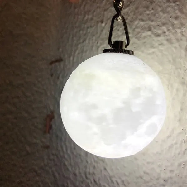 3D Moon Lamp Decoration Led Key Chain