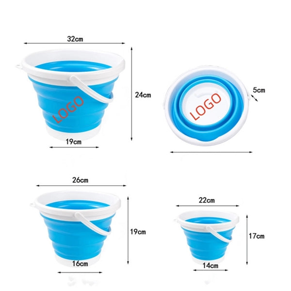 Collapsible 10L 2.6 Gallon Cleaning Bucket