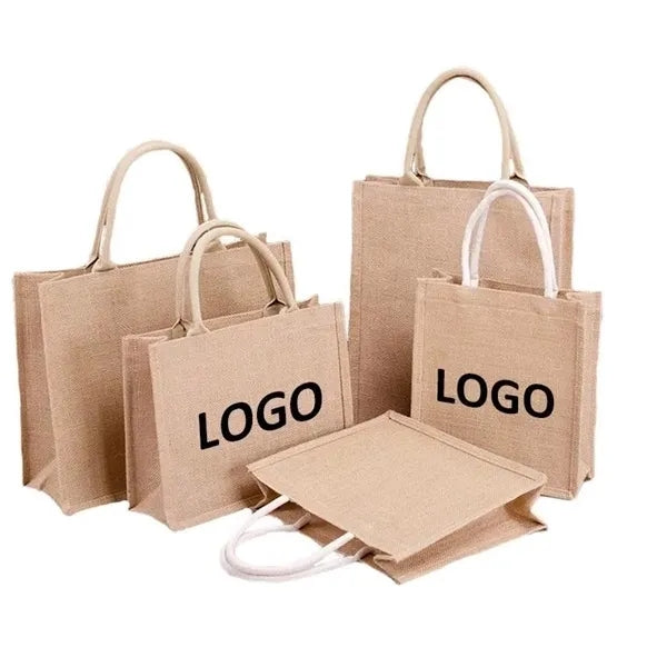 Jute shopping bag
