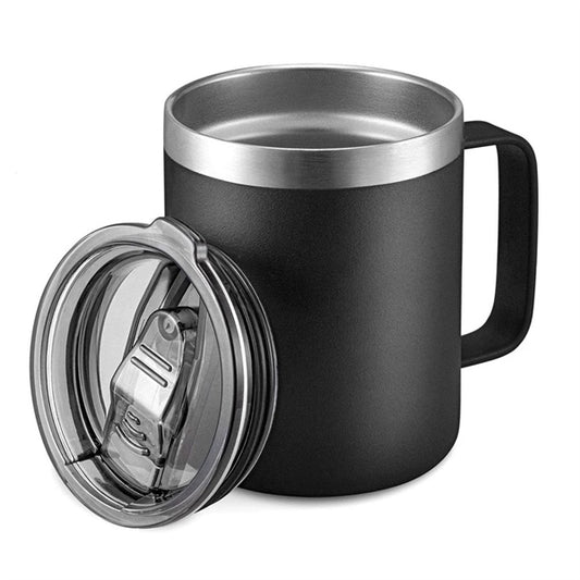 Insulated Stainless Steel Coffee Mug with Handle