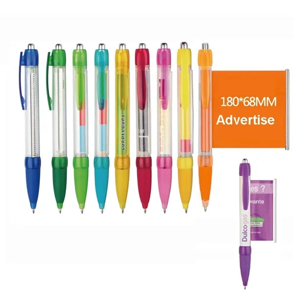 Advertising Pull-Out Banner Ball Pen