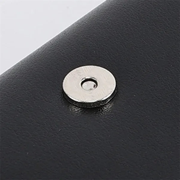 Stainless Steel Mirror Soft Leather Glasses Case eyewear Bag
