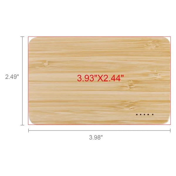Eden Green Bamboo Wireless Power Bank 5000
