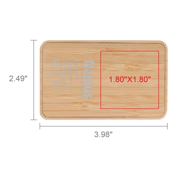 Eden Green Bamboo Wireless Power Bank 5000