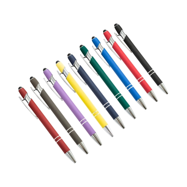 Rubberized Aluminum Stylus Pen