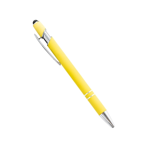 Rubberized Aluminum Stylus Pen