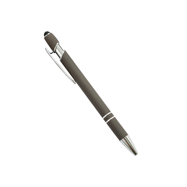 Rubberized Aluminum Stylus Pen