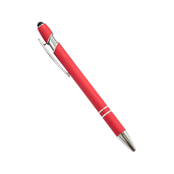 Rubberized Aluminum Stylus Pen