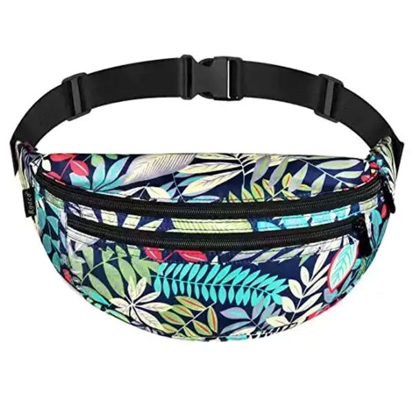3 Zip Waist Eco Bag rPET Recycled 600D Polyester Fanny Pack