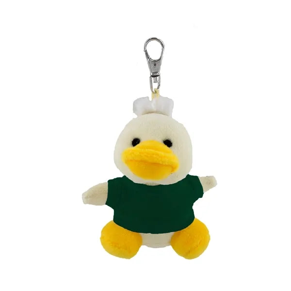 Soft Plush 4" Duck Keyhain with Tee