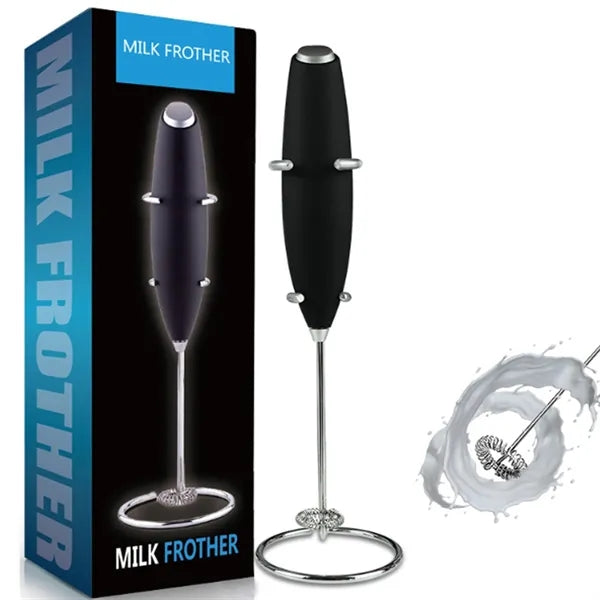 Electric Powerful Milk Frother Handheld Foam Maker