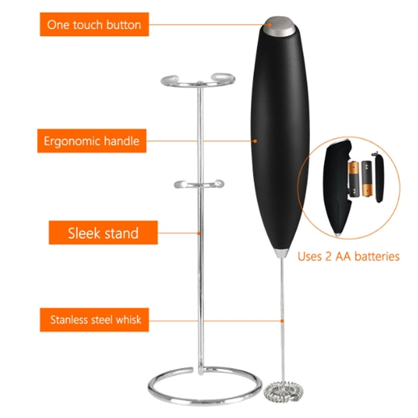 Electric Powerful Milk Frother Handheld Foam Maker