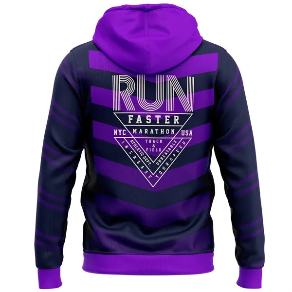 Women's 280 GSM Spandex Interlock Fleece Sublimation Hoodie