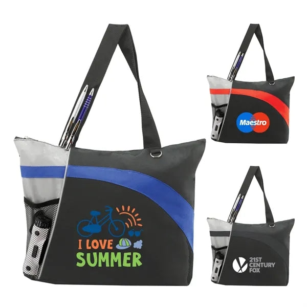 Zippered Travel Tote Bag