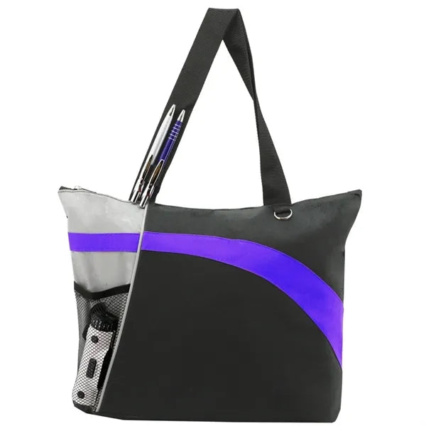 Zippered Travel Tote Bag