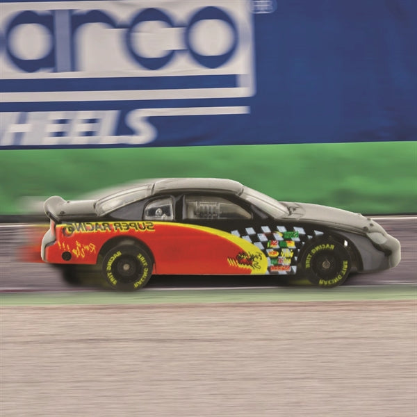 Nascar style diecast Race Car with side graphics (u)