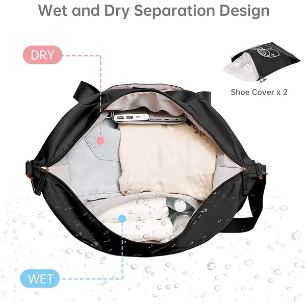 Sports Travel Duffel Bag with USB Charging