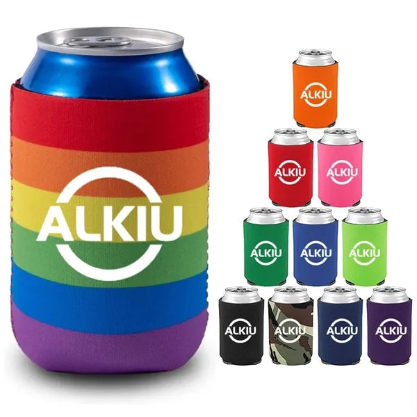 Rainbow Can Cooler Sleeve
