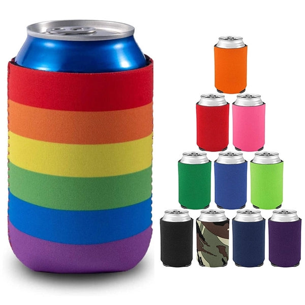 Rainbow Can Cooler Sleeve