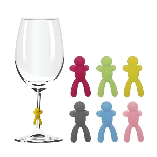 Silicone Villain Wine Glass Marker