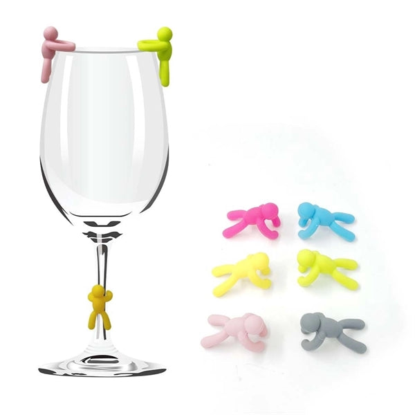 Silicone Villain Wine Glass Marker