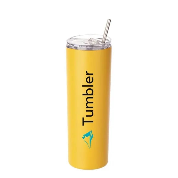 Skinny Tumbler with Lid and Straw