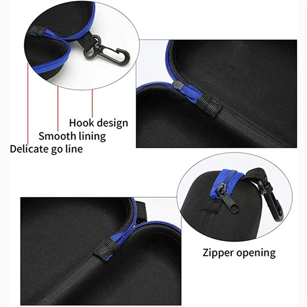 Portable Travel Zipper Eyeglasses Frame glasses Case