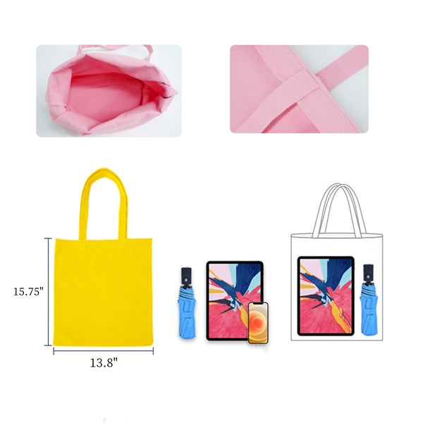 Pure Cotton Color Hand Bag