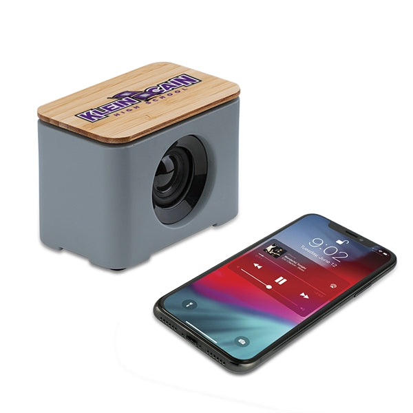 Tulare Eco-Friendly Cement & Bamboo Speaker and Wireless Cha