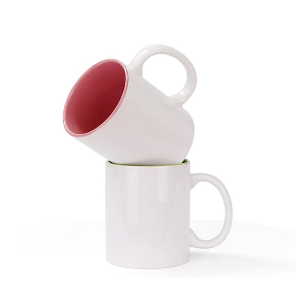 Two-Tone Full Color 11 oz Sublimation Ceramic Coffee Mug