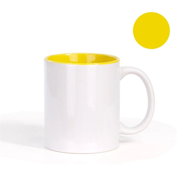 Two-Tone Full Color 11 oz Sublimation Ceramic Coffee Mug