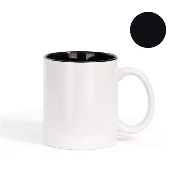 Two-Tone Full Color 11 oz Sublimation Ceramic Coffee Mug