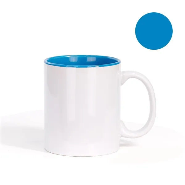 Two-Tone Full Color 11 oz Sublimation Ceramic Coffee Mug