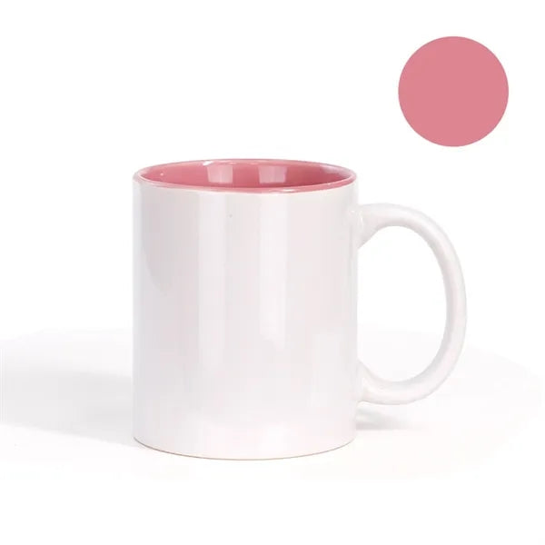 Two-Tone Full Color 11 oz Sublimation Ceramic Coffee Mug