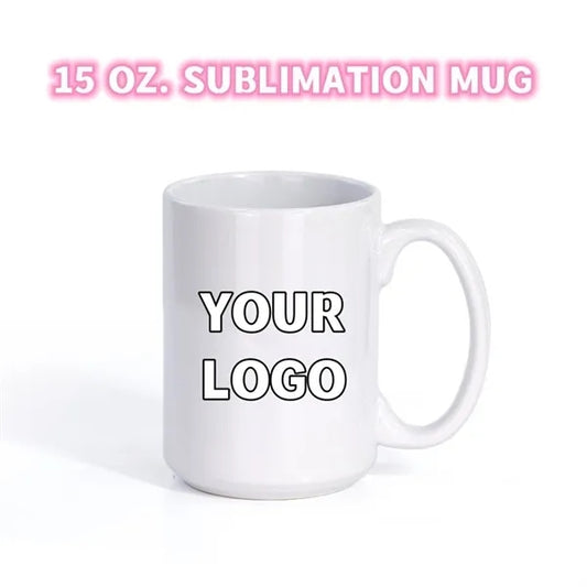 Full Color Sublimated 15 oz. Ceramic Coffee Mug