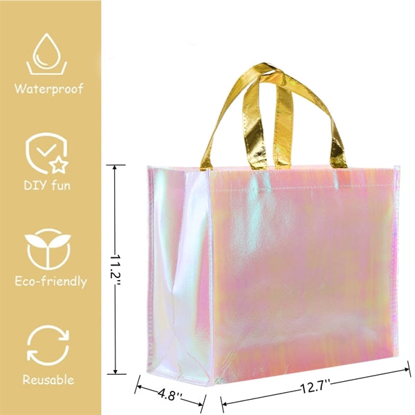 Pink Non Woven Tote Bag With Handles