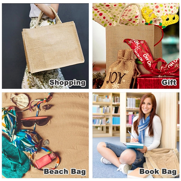 Burlap Jute Tote Bags