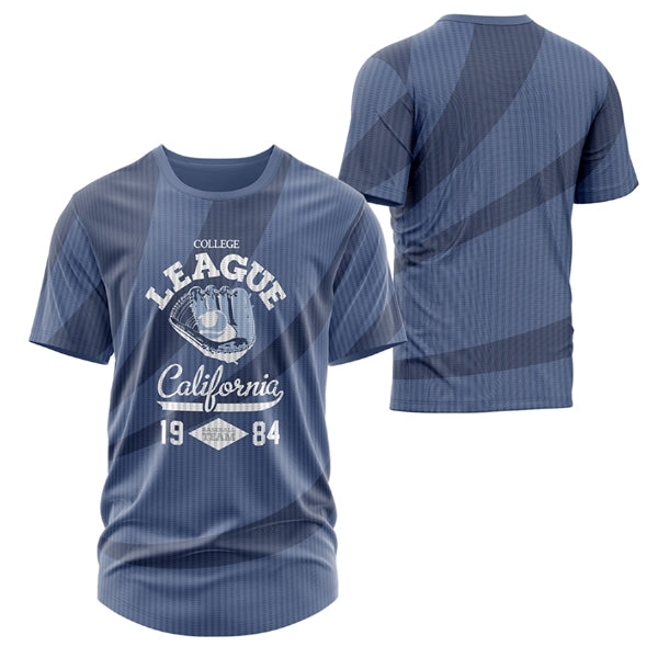 Unisex 150 GSM Pinhole Mesh Sublimation Short Sleeve T-Shirt