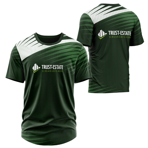 Unisex 150 GSM Pinhole Mesh Sublimation Short Sleeve T-Shirt