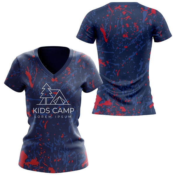 Women 150 GSM Short Hole Mesh Performance Sublimation TShirt